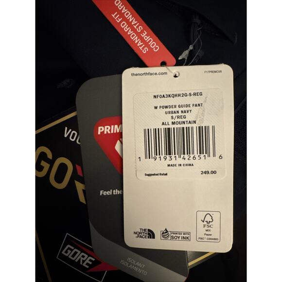 THE North Face Powder Guide Pant Insulated Women’s Small Navy - Picture 13 of 14